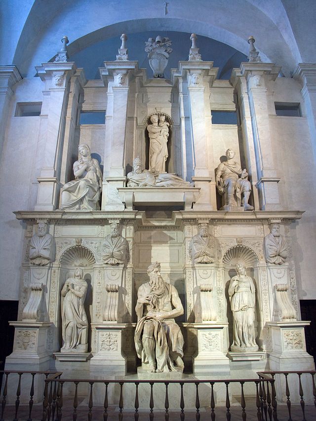Базилика Святого Петра в вериах. Памятное надгробие Юлия II. мИКЕЛАНДЖЕЛО
