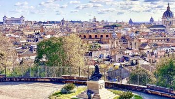 Бесплатные платные и панорамные площадки и террасы в Риме