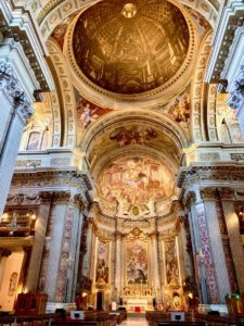 Фрески церкви Святого Игнатия Лойолы в Риме