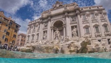 фотогеничный Рим. Локация для фото на рассвете у фонтана Треви