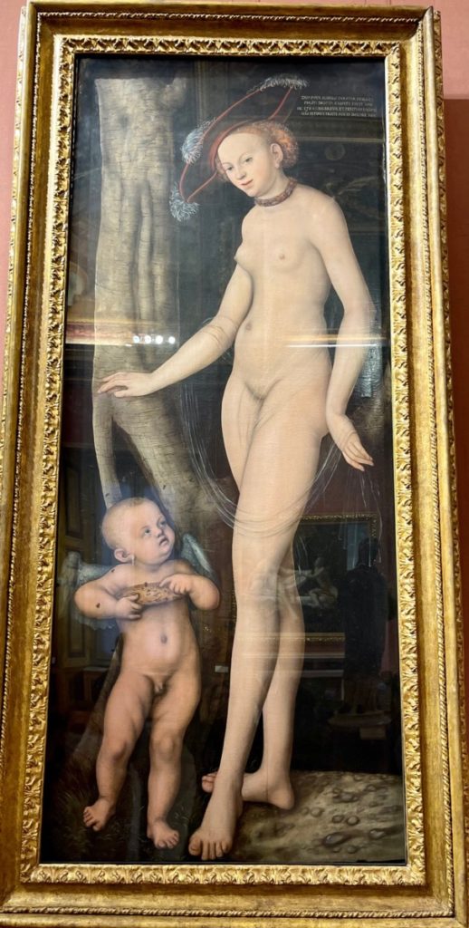 Галерея Боргезе - Лукас Кранах Старший Картина Венера и Амур