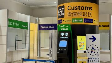 ОФОРМЛЕНИЕ ТАКС ФРИ в РИМЕ АЭРОПОРТ ФЬЮМИЧИНО