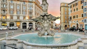 Красивые площади Рима - пьцца Барберини