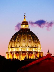 Подъем на купол базилика Святого Петра Ватикан