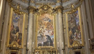 Рим Базилика Сант-Иньяцио ди Лойола в Риме