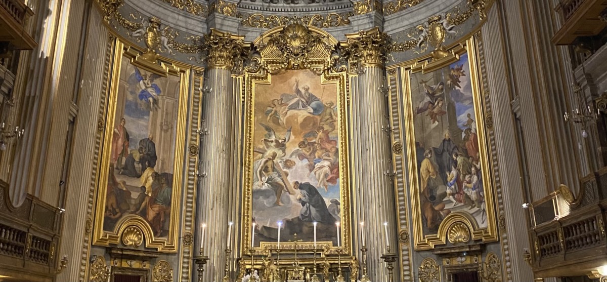 Рим Базилика Сант-Иньяцио ди Лойола в Риме