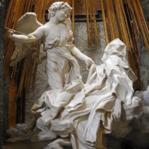 Рим Базилика Санта Мария делла Виттория Святая Тереза Авильская - детали композиции